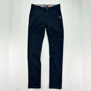 Superdry Chinos International Slim Chino Navy Size W28 x L32 (Actual: W30 x L30)